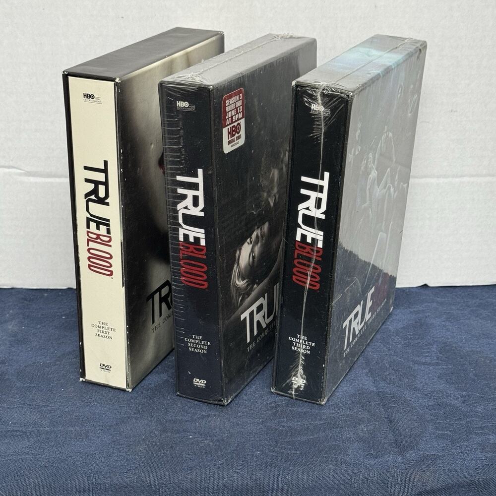 True Blood Complete Seasons 1-3 DVD TV Series First Second‎ Third Vampire - Picture 2 of 3